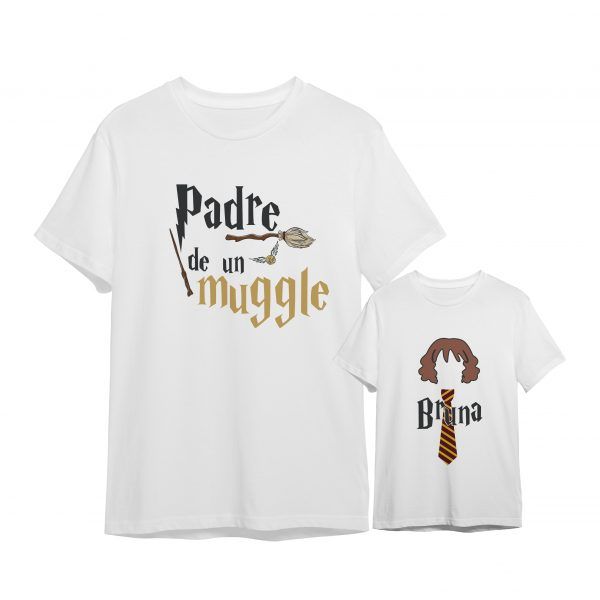 Conjunto camisetas personalizadas padre "Harry Potter"